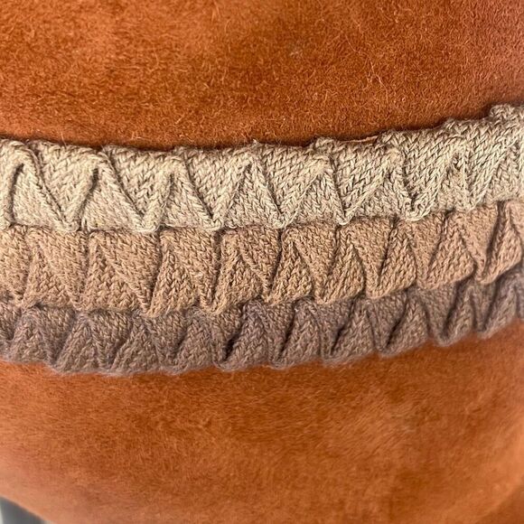 Tracy Reese Piper Brown Suede Ankle Boots 7.5 - Picture 7 of 13